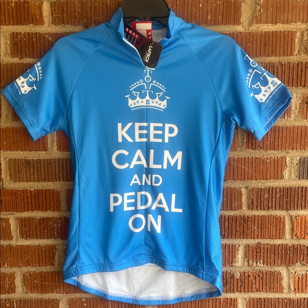 NEW Scudo Keep Calm and Pedal On Ladies' Cycling Jersey